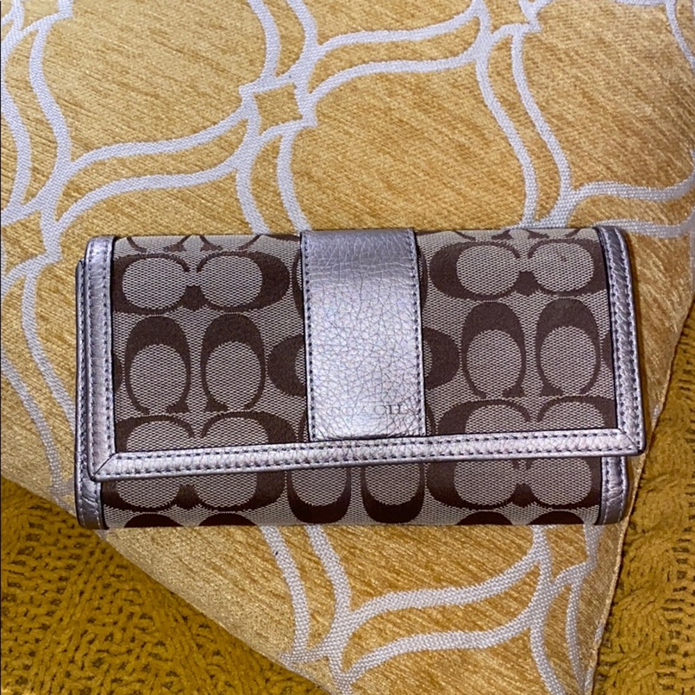 coach wallet & checkbook holder!